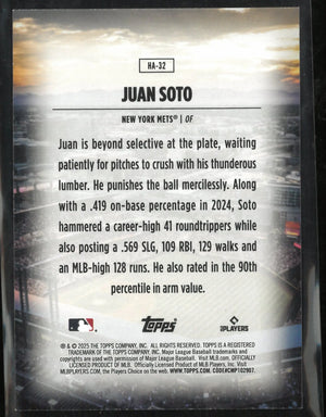 2025 Topps Home Field Advantage Juan Soto 