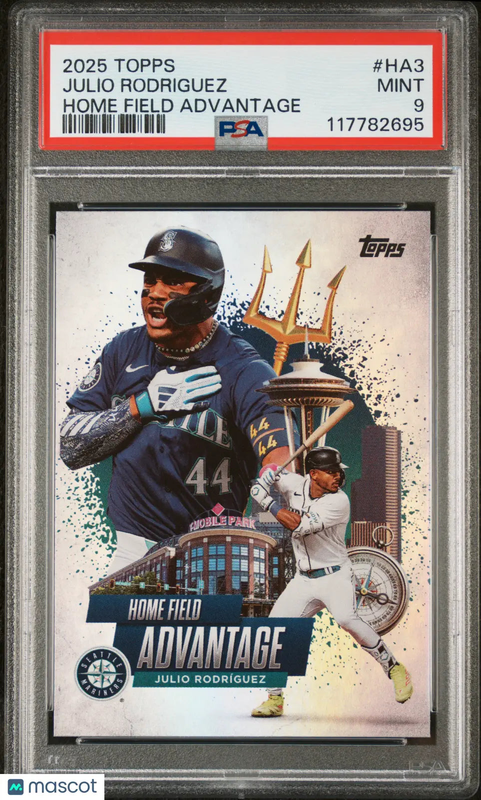 2025 Topps Home Field Advantage Julio Rodriguez #HA3 PSA 9 