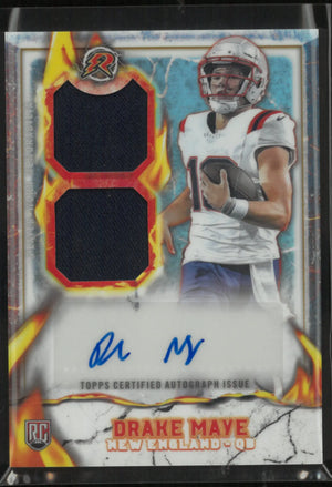 2025 Topps Ignite Rookie Patch Autograph Drake Maye Auto RC 