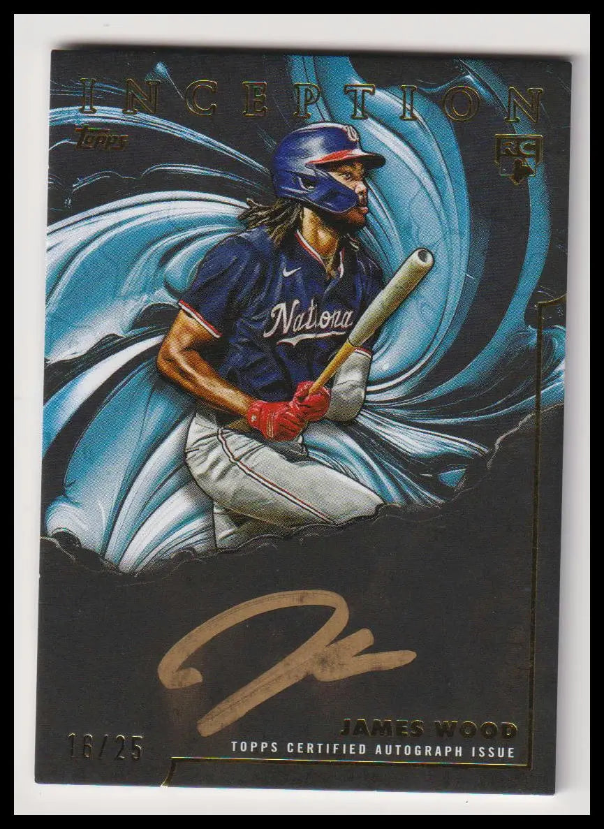 2025 Topps Inception Rookie Autograph James Wood Auto /25 RC 