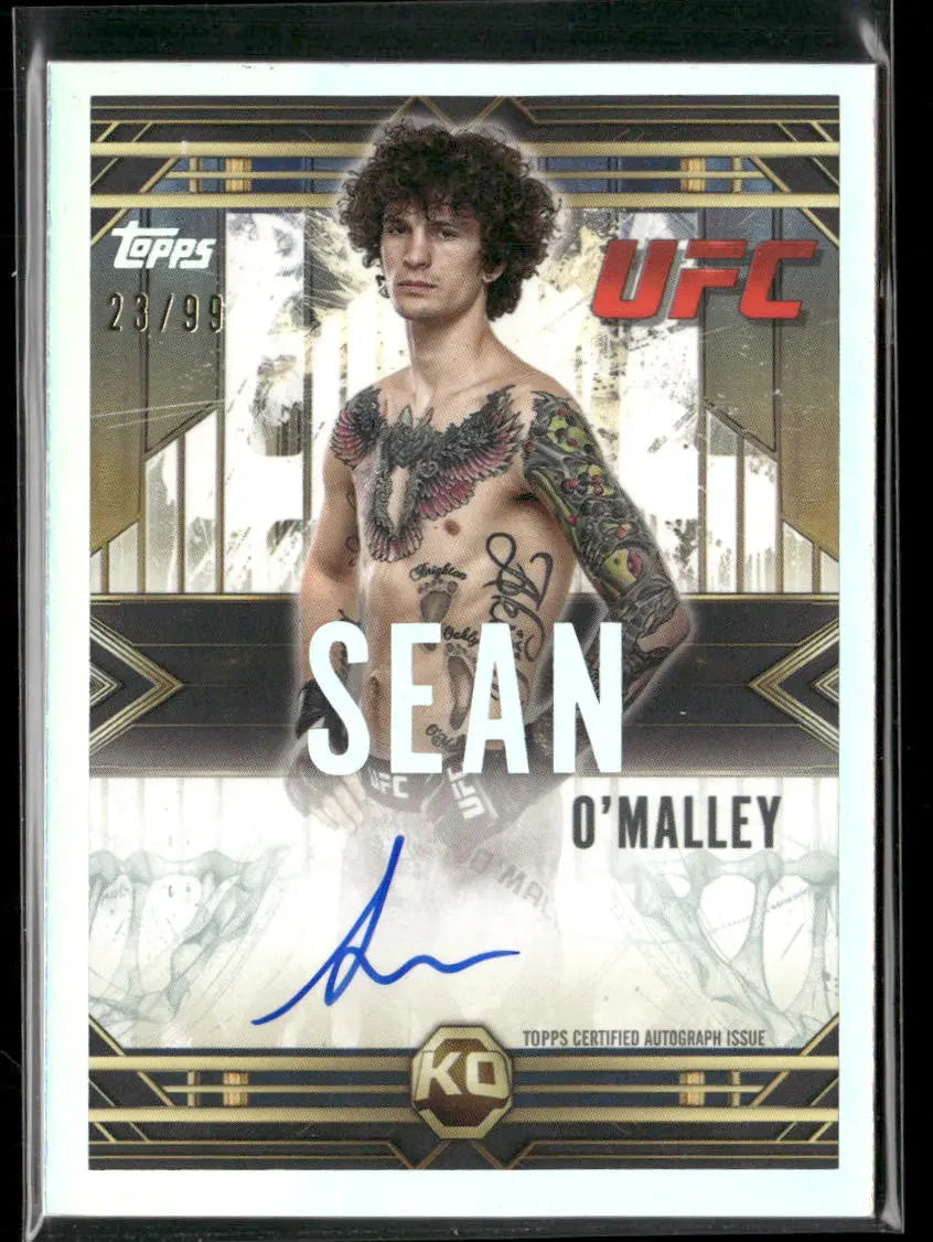 2025 Topps Knockout UFC 2012 Throwback Signatures Auto Sean O'Malley /99 