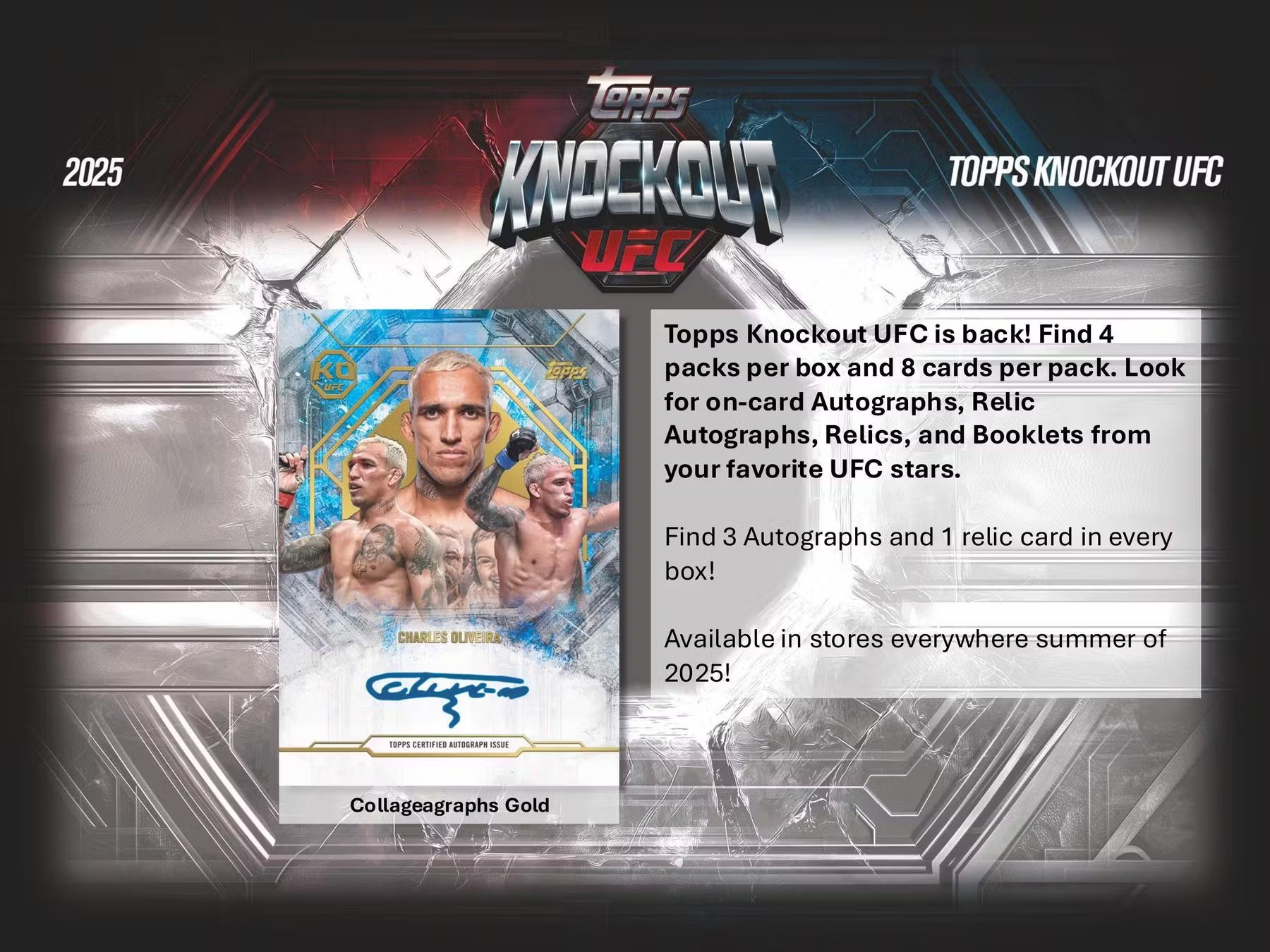 2025 Topps Knockout UFC Hobby Box 