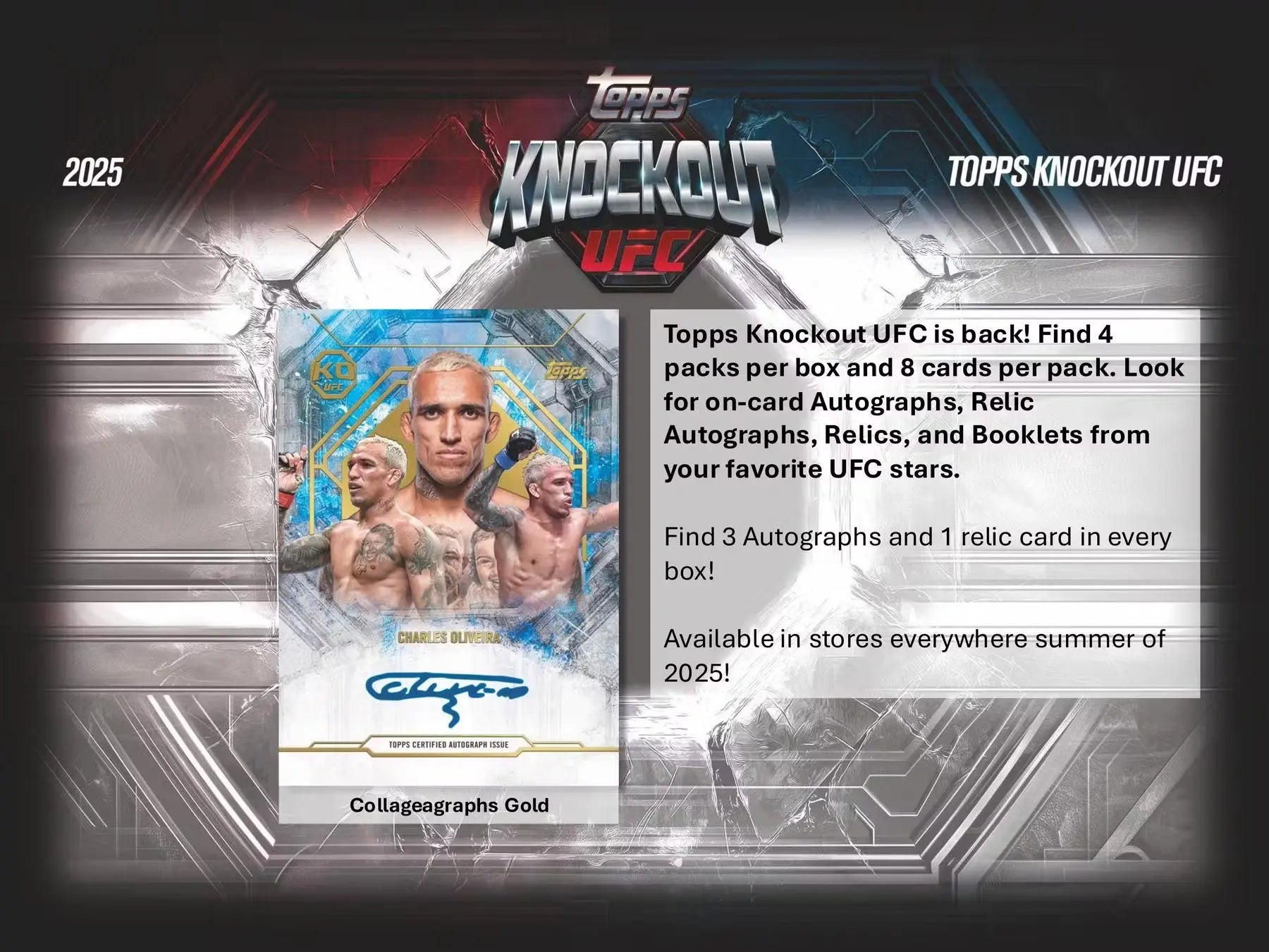 2025 Topps Knockout UFC Hobby Box 