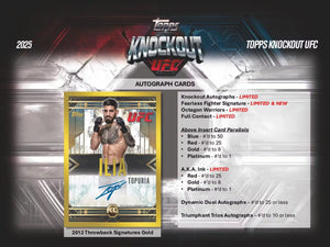 2025 Topps Knockout UFC Hobby Box 