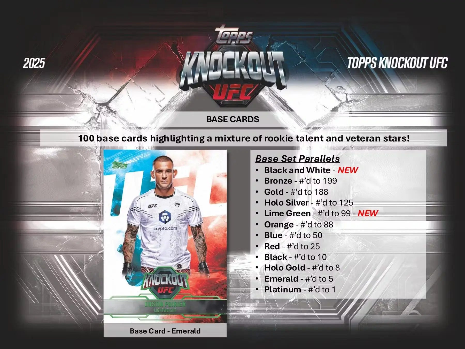 2025 Topps Knockout UFC Hobby Box 
