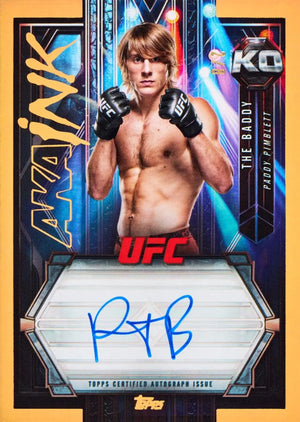 2025 Topps Knockout UFC Hobby Box 