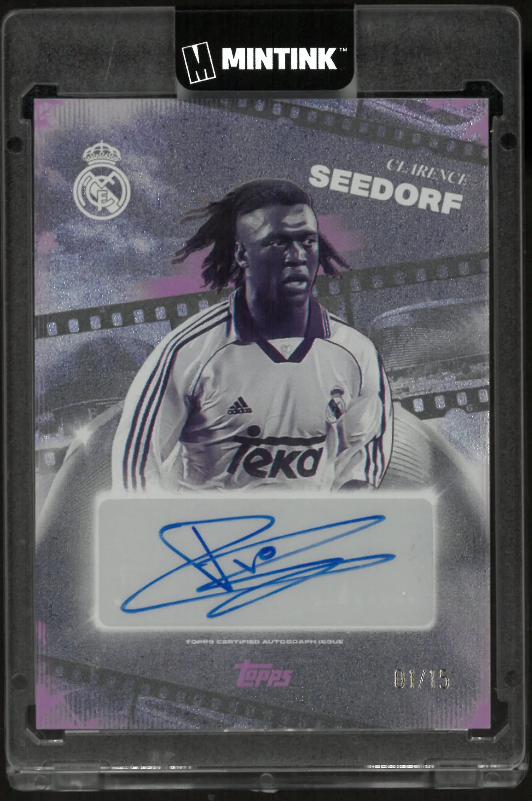 2025 Topps La Casa Blanca Auto Real Madrid Clarence Seedorf Autograph /15 
