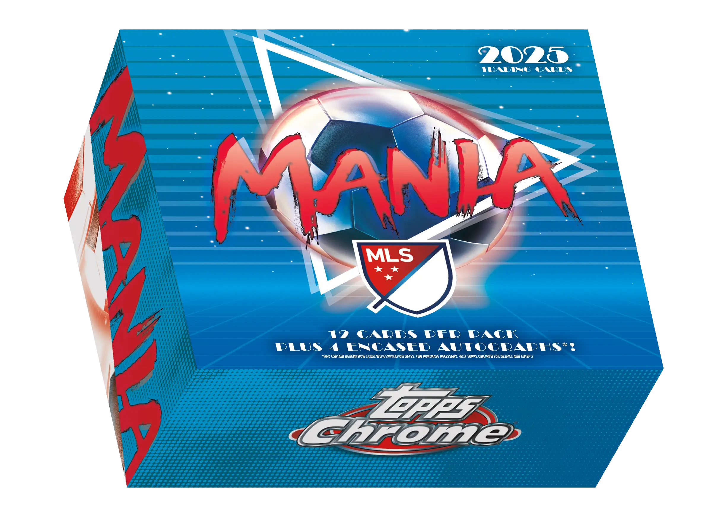 2025 Topps MLS Major League Soccer Chrome Mania Box 