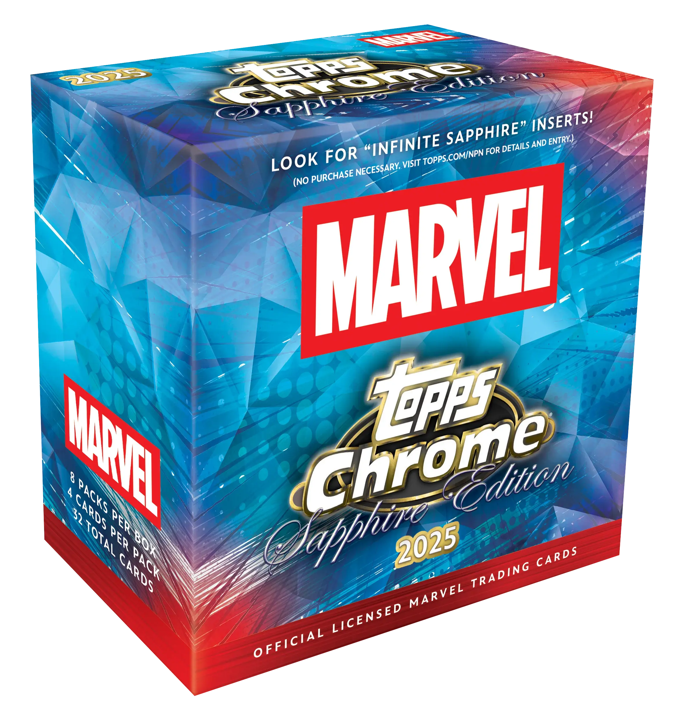 2025 Topps Marvel Chrome Sapphire Hobby Box 