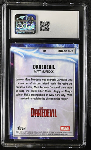 2025 Topps Marvel Studios Chrome Daredevil 43/75 #175 CGC 9.5 