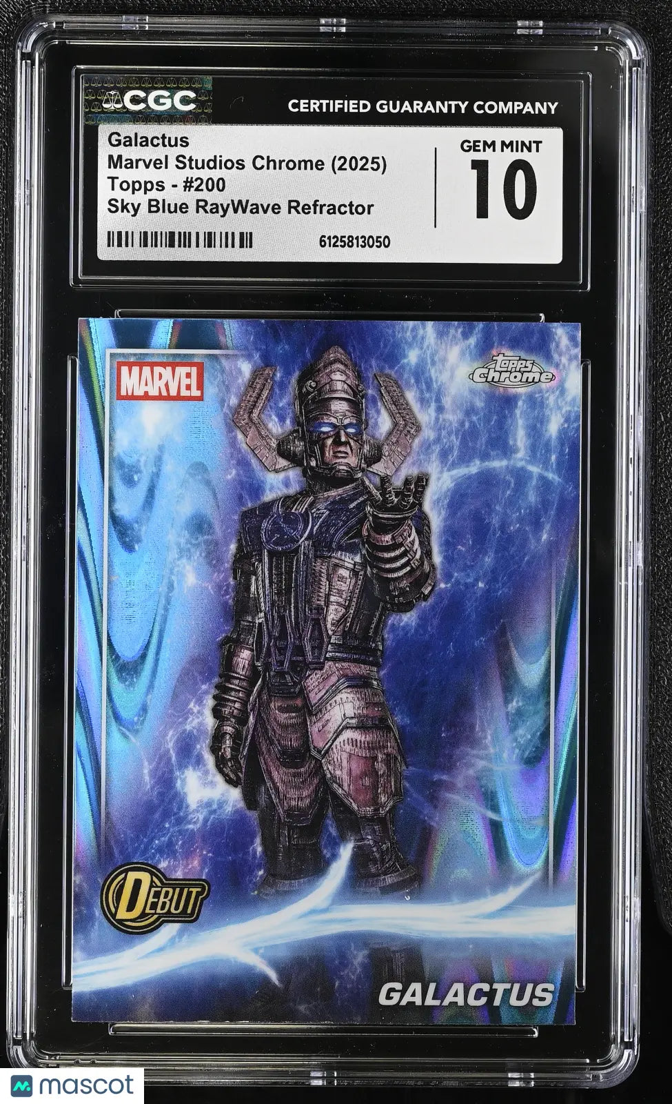 2025 Topps Marvel Studios Chrome Galactus #200 CGC 10 