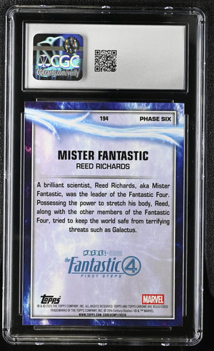2025 Topps Marvel Studios Chrome Mister Fantastic #194 CGC 10 