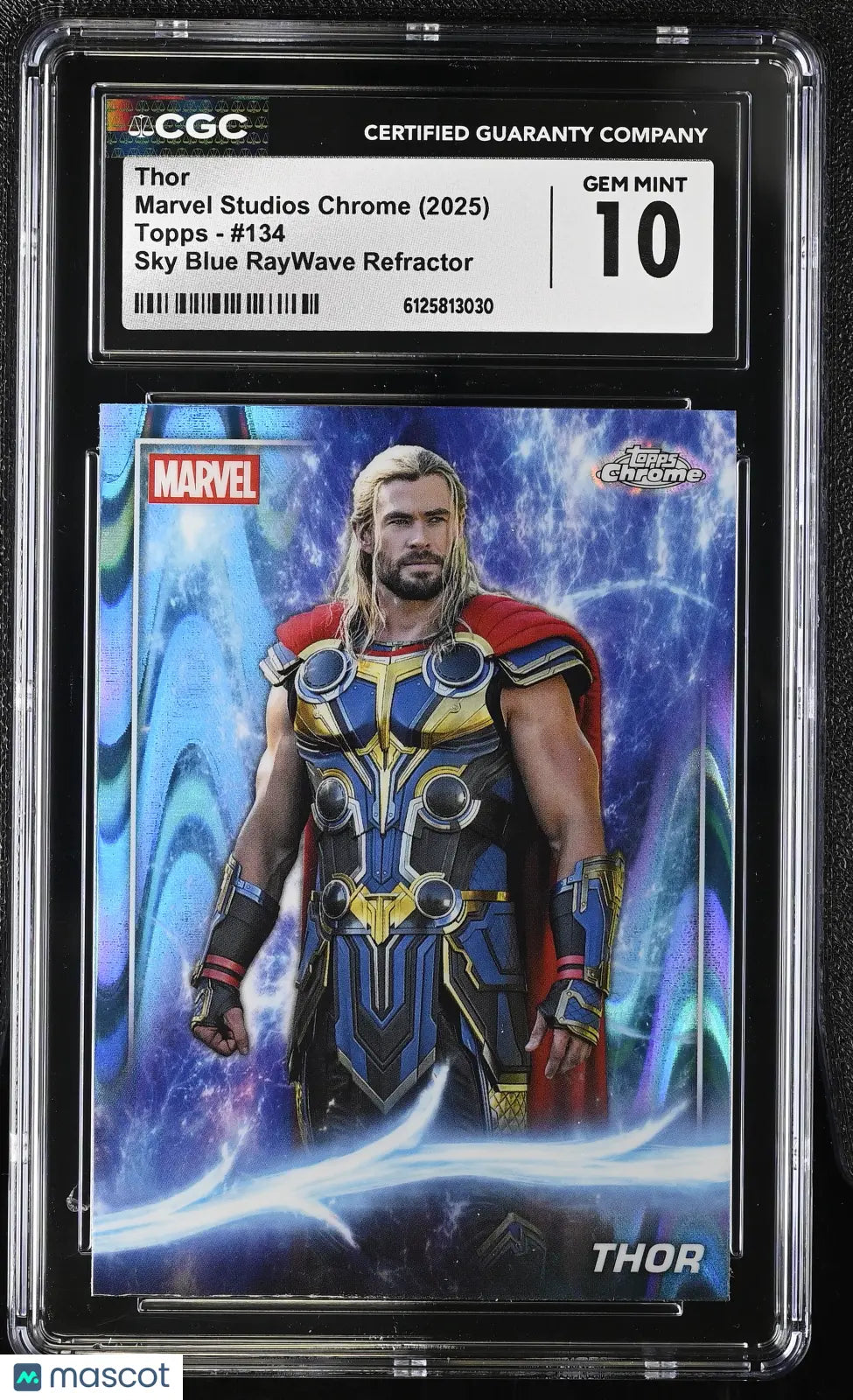2025 Topps Marvel Studios Chrome Thor #134 CGC 10 