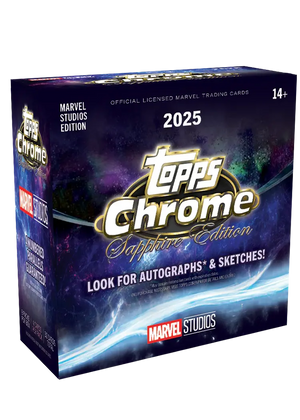 2025 Topps Marvel Studios Chrome® Sapphire Hobby Box 