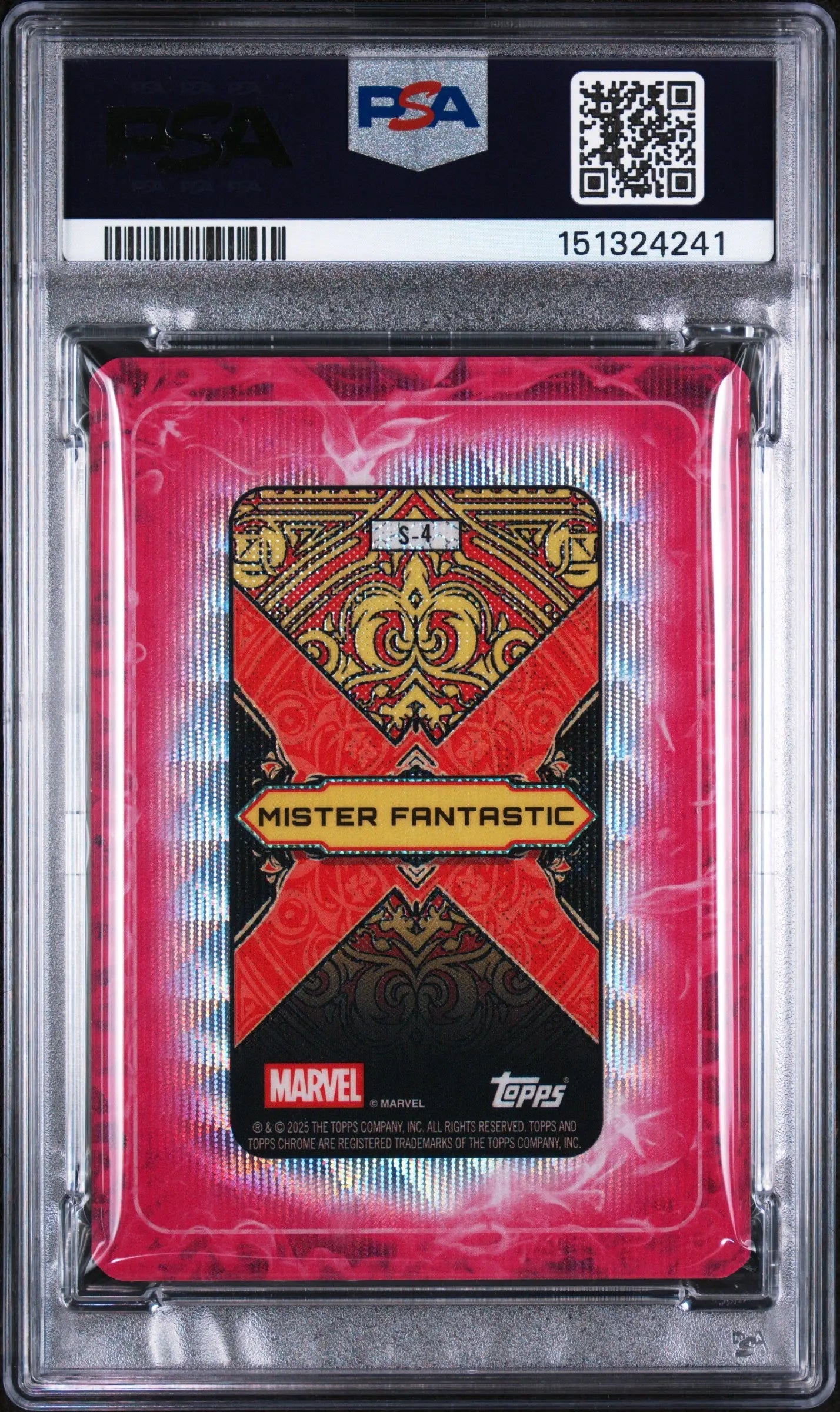 2025 Topps Mint Marvel Gambit's Deck Mister Fantastic /99 PSA 9 