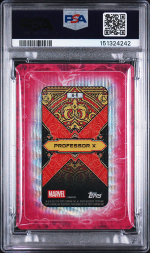 2025 Topps Mint Marvel Gambit's Deck Professor X /99 PSA 10 