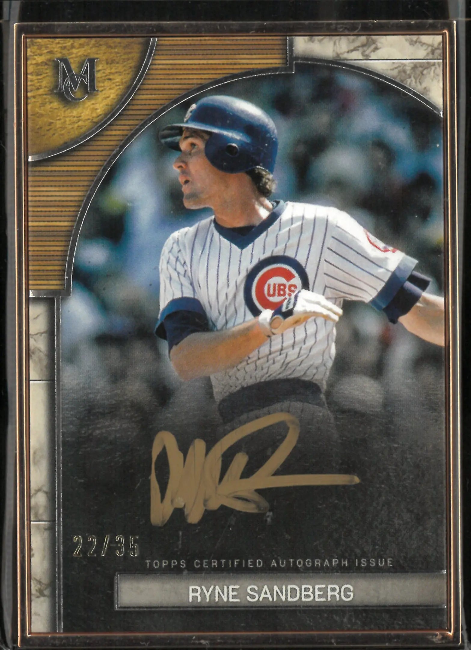 2025 Topps Museum Collection Framed Autograph Ryne Sandberg /35 