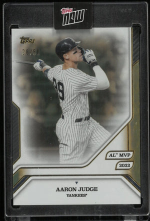 2025 Topps Now MVP Collection Aaron Judge Gold /50 