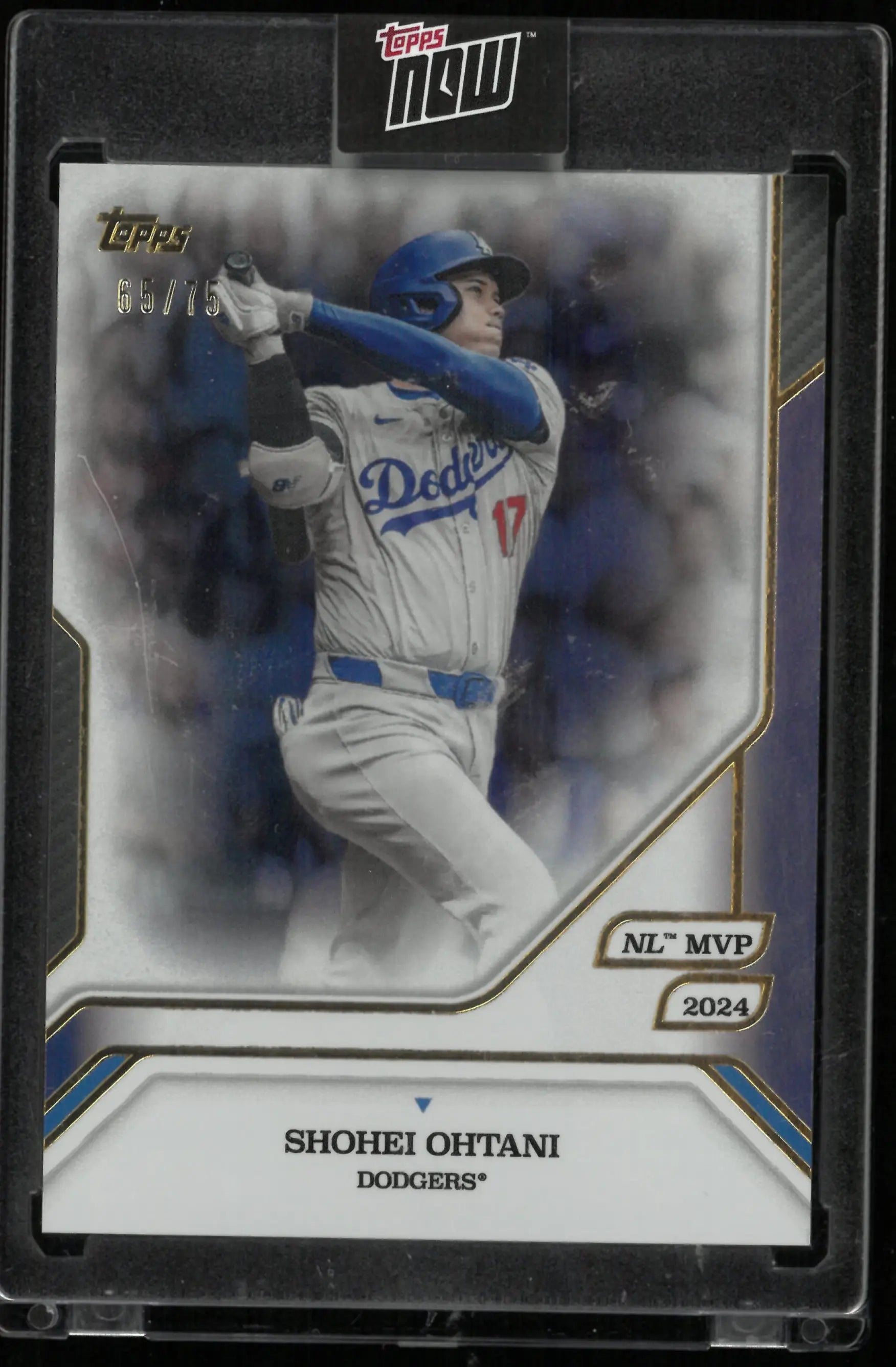2025 Topps Now MVP Collection Shohei Ohtani Purple /75 