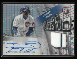 2025 Topps Pristine Popular Demand Autograph Patch Sammy Sosa Auto /55 