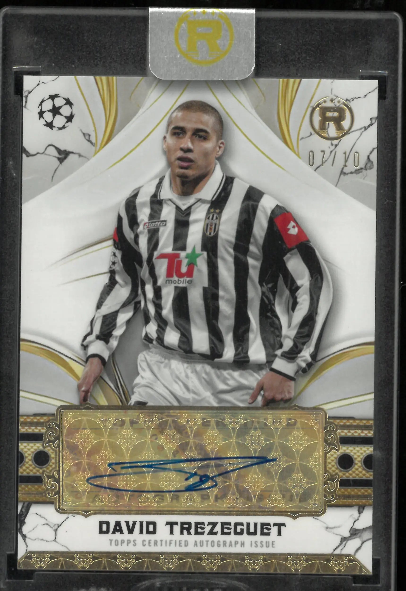 2025 Topps Reverence UEFA CC Reverence Autograph David Trezeguet Auto /10 