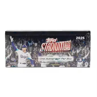 2025 Topps Stadium Club Baseball Hobby Box 