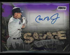 2025 Topps Stadium Club Savage Sluggers Autograph Cal Ripken Jr. Auto /10 