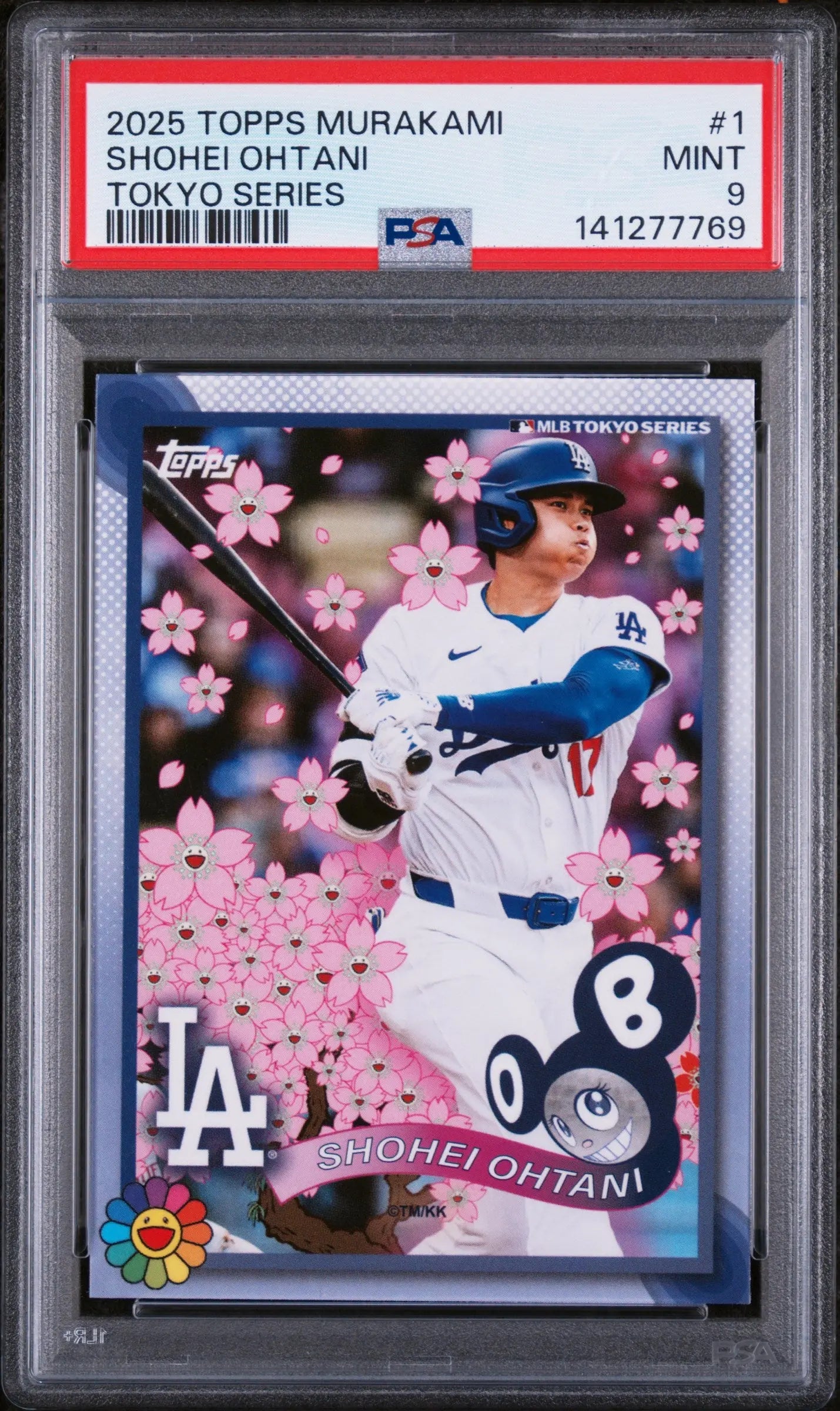 2025 Topps Takashi Murakami + MLB World Tour Tokyo Series Shohei Ohtani PSA 9 