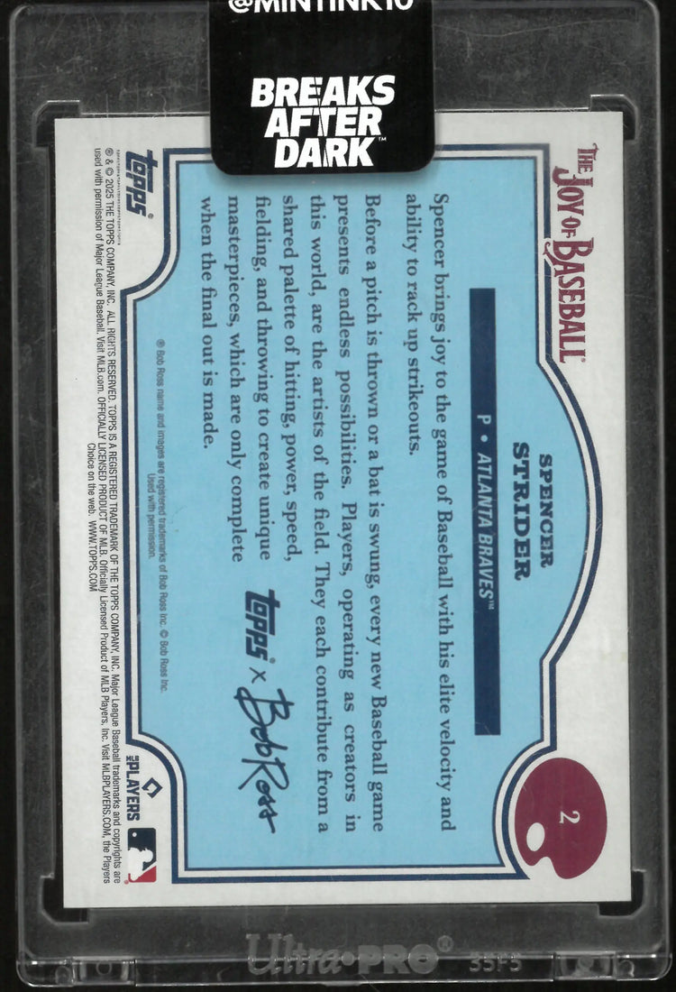 2025 Topps The Joy of Baseball Spender Strider /75 