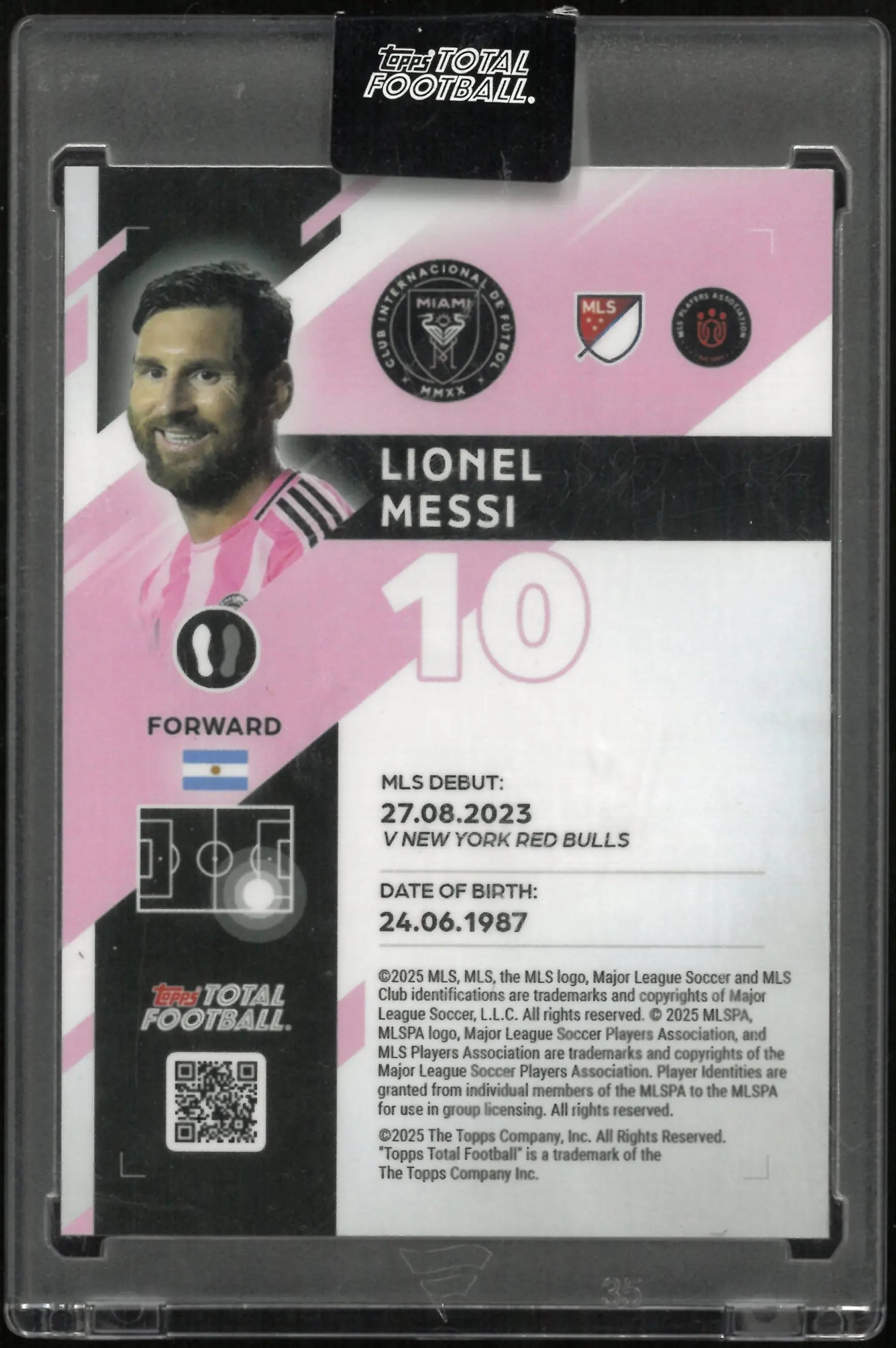 2025 Topps Total Football Lionel Messi /50 