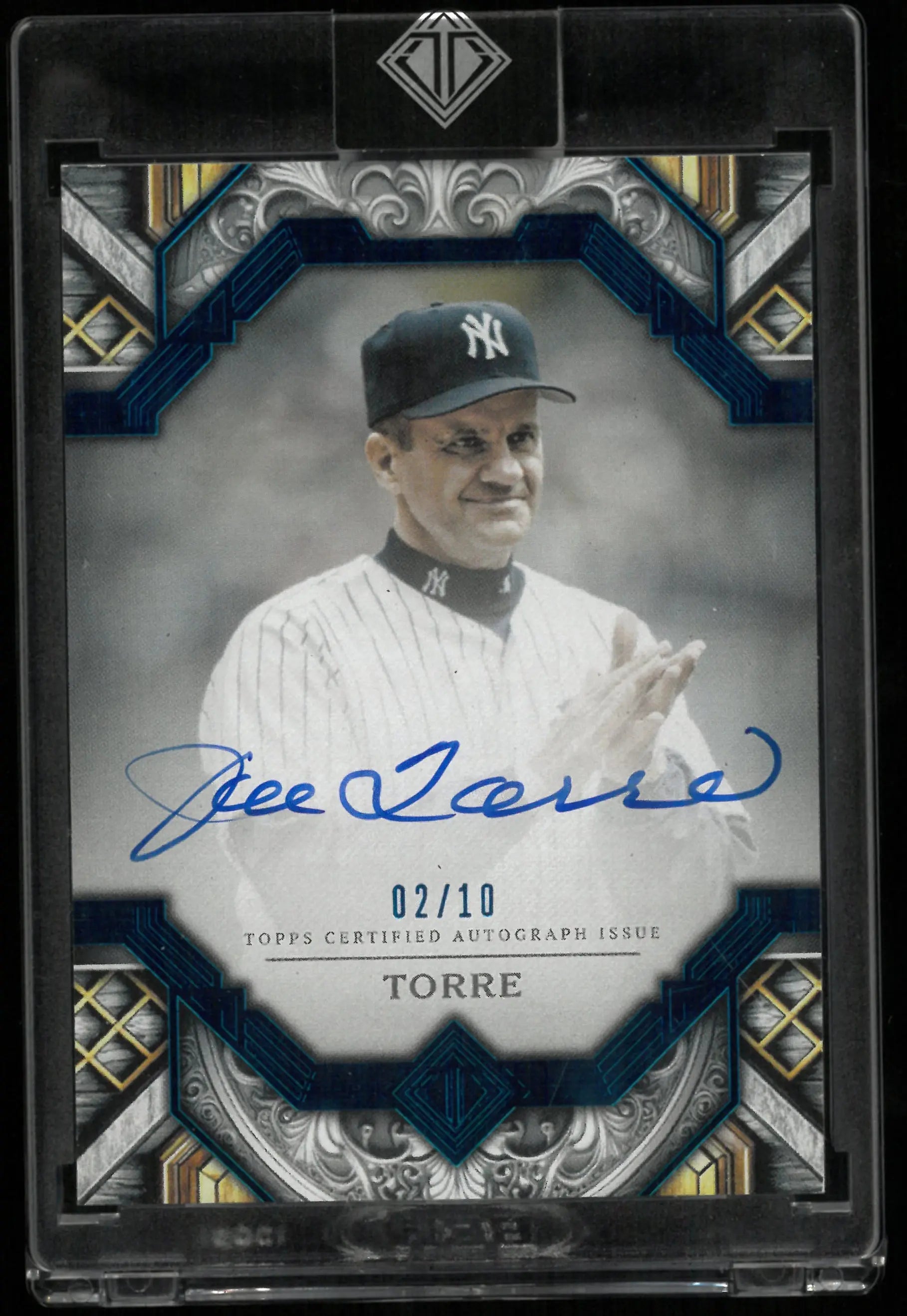2025 Topps Transcendent Autograph Joe Toree Auto Blue / 10 