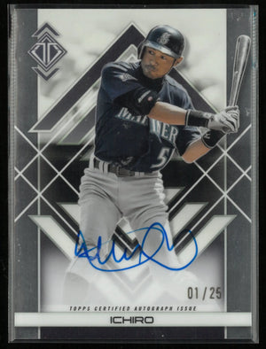 2025 Topps Transcendent Icons Chrome Autograph Ichiro Auto /25 