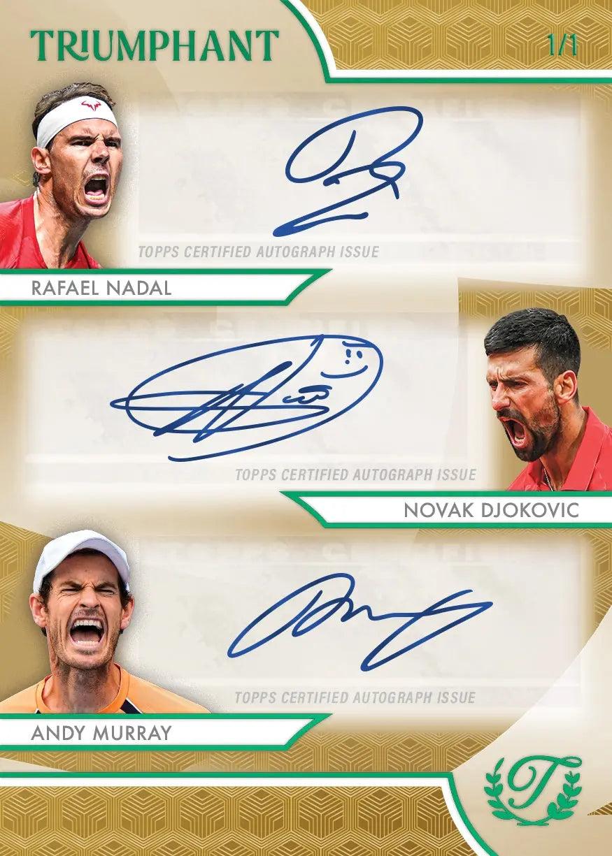 2025 Topps Triumphant Tennis Hobby Box 