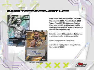 2025 Topps UFC Finest Hobby Box 