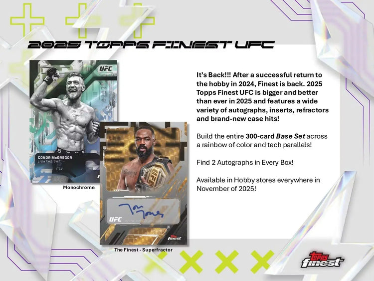 2025 Topps UFC Finest Hobby Box 
