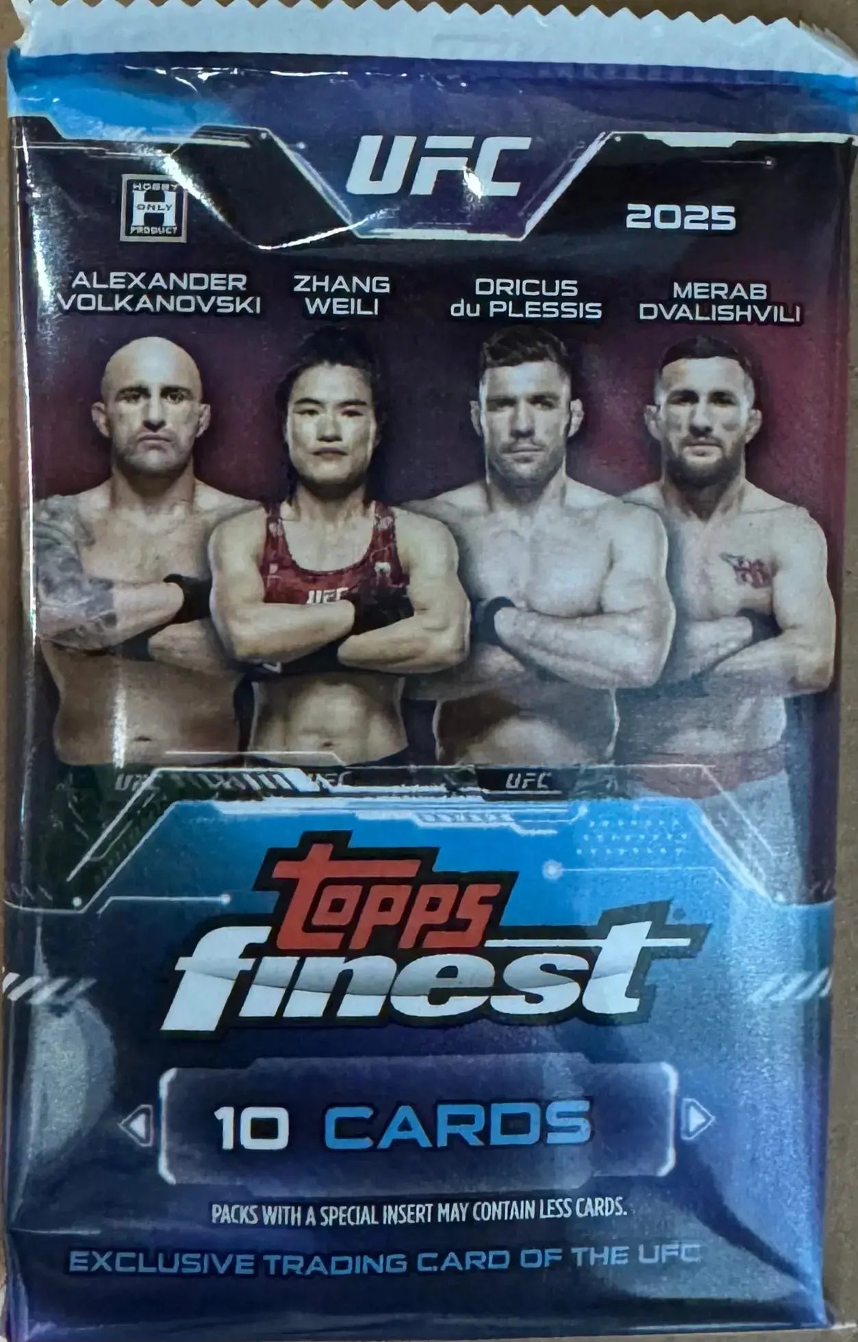 2025 Topps UFC Finest Hobby Packs (Single pack sales) 