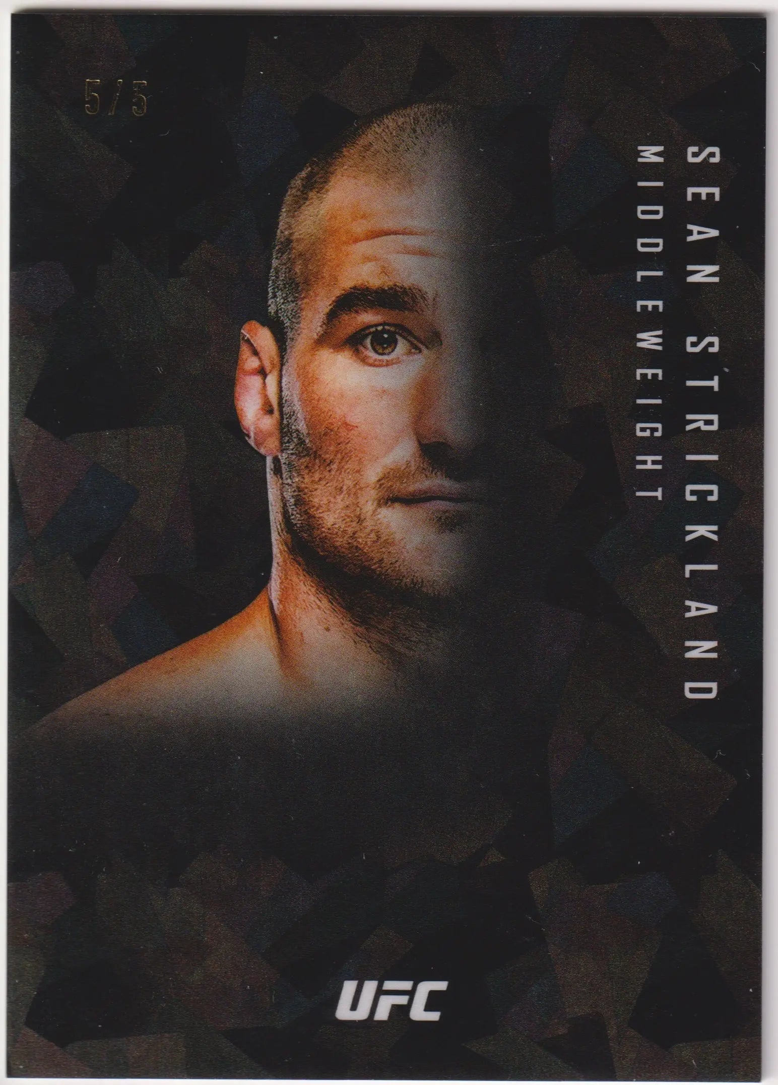 2025 Topps UFC Midnight Sean Strickland /5 