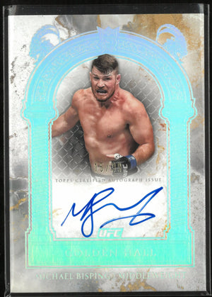 2025 Topps UFC Royalty Collection Golden Hall Autograph Michael Bisping /99 