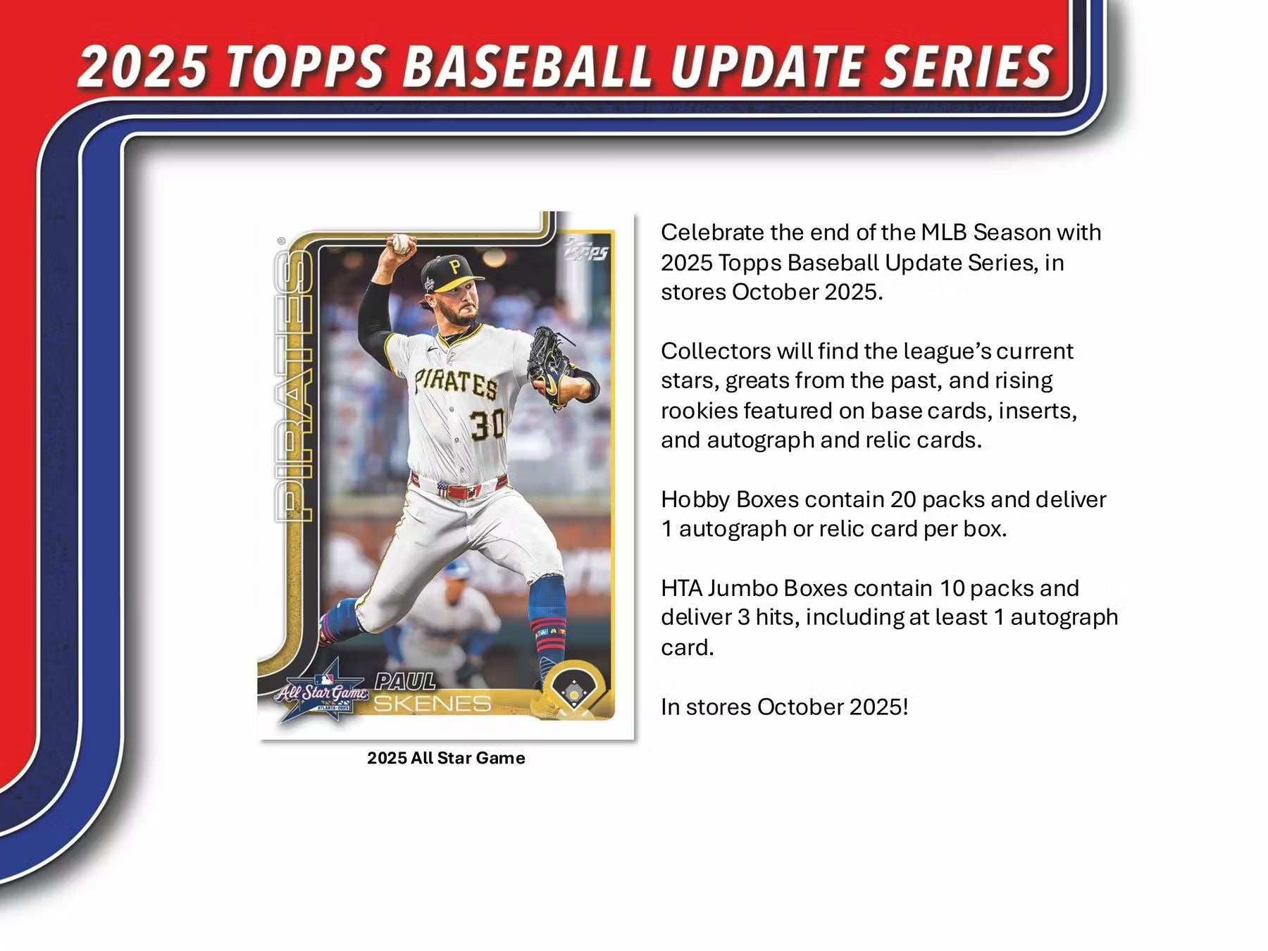 2025 Topps Update Series Baseball Blaster Box 