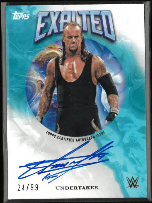2025 Topps WWE Exalted Autograph Undertaker Auto /99 