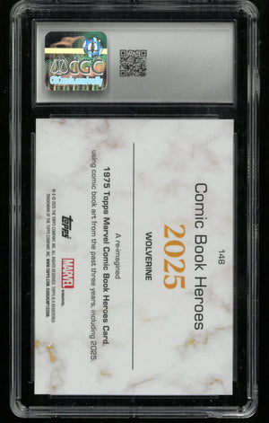 2025 Topps Wolverine Marvel Comic Book Heroes Gold Mini Diamond Ref /199 CGC 10 