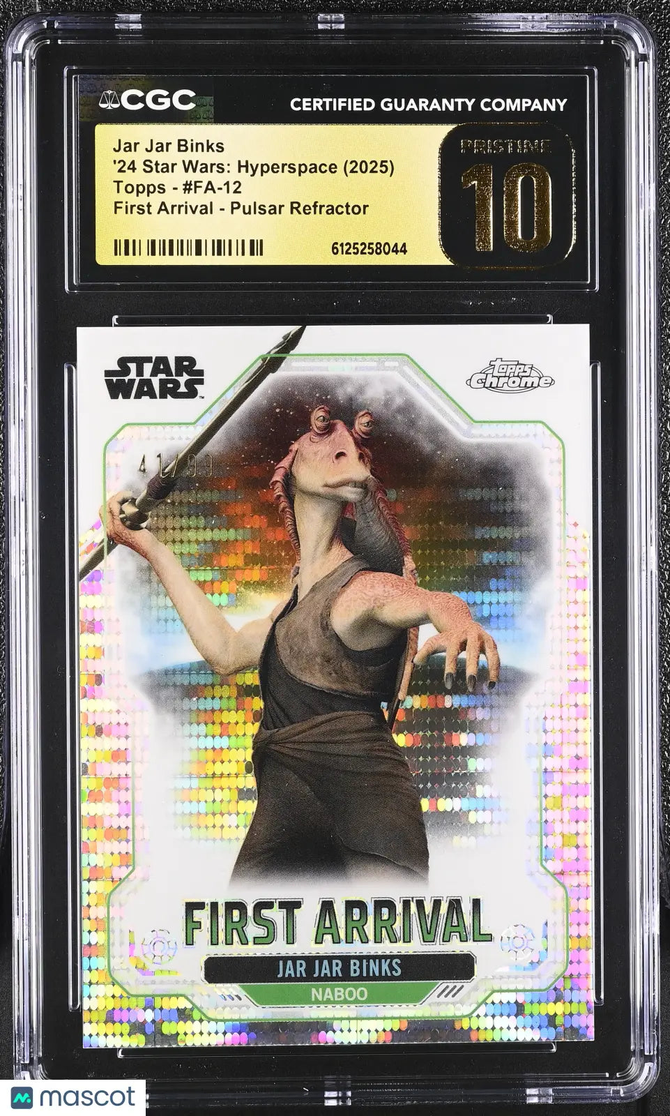 2025 Topps '24 Star Wars: Hyperspace Jar Jar Binks 41/89 #FA-12 CGC 10 