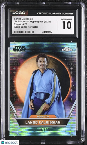 2025 Topps '24 Star Wars: Hyperspace Lando Calrissian 35/199 #75 CGC 10 