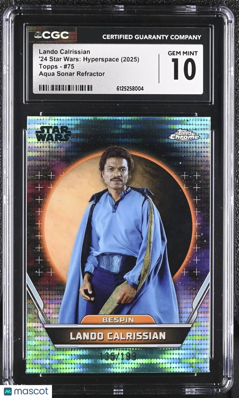 2025 Topps '24 Star Wars: Hyperspace Lando Calrissian 35/199 #75 CGC 10 