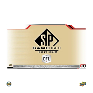 2025 Upper Deck CFL Football Sp Game Used Football Hobby Box (Pre Order) 