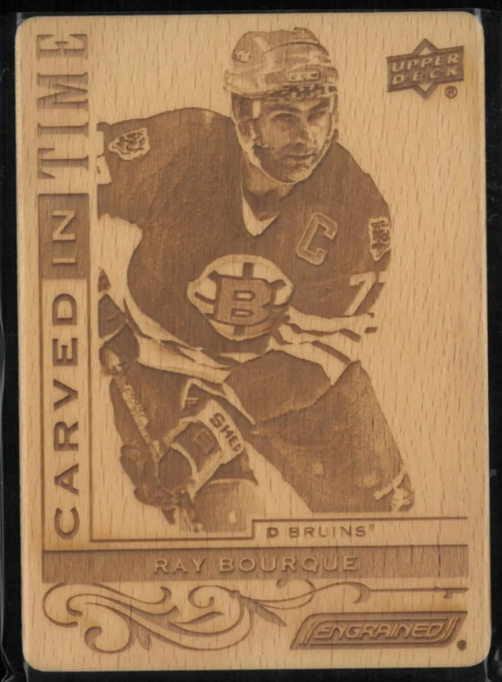 2025 Upper Deck Carved In Time Engrained Icons Ray Bourque 