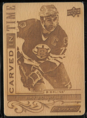 2025 Upper Deck Carved In Time Engrained Icons Ray Bourque 
