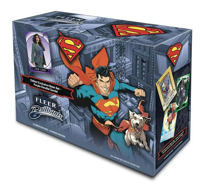 2025 Upper Deck Fleer Brilliants Superman Mega Box 