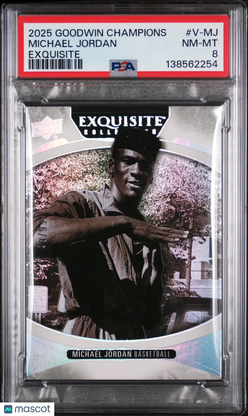 2025 Upper Deck Goodwin Champions Exquisite Collection Michael Jordan MJ PSA 8 