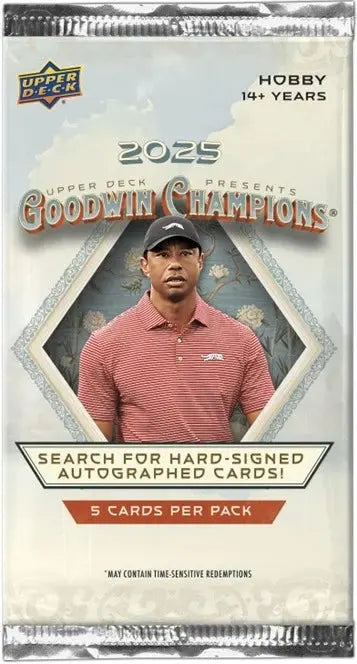 2025 Upper Deck Goodwin Champions Hobby Pack (Single Pack Sales) 